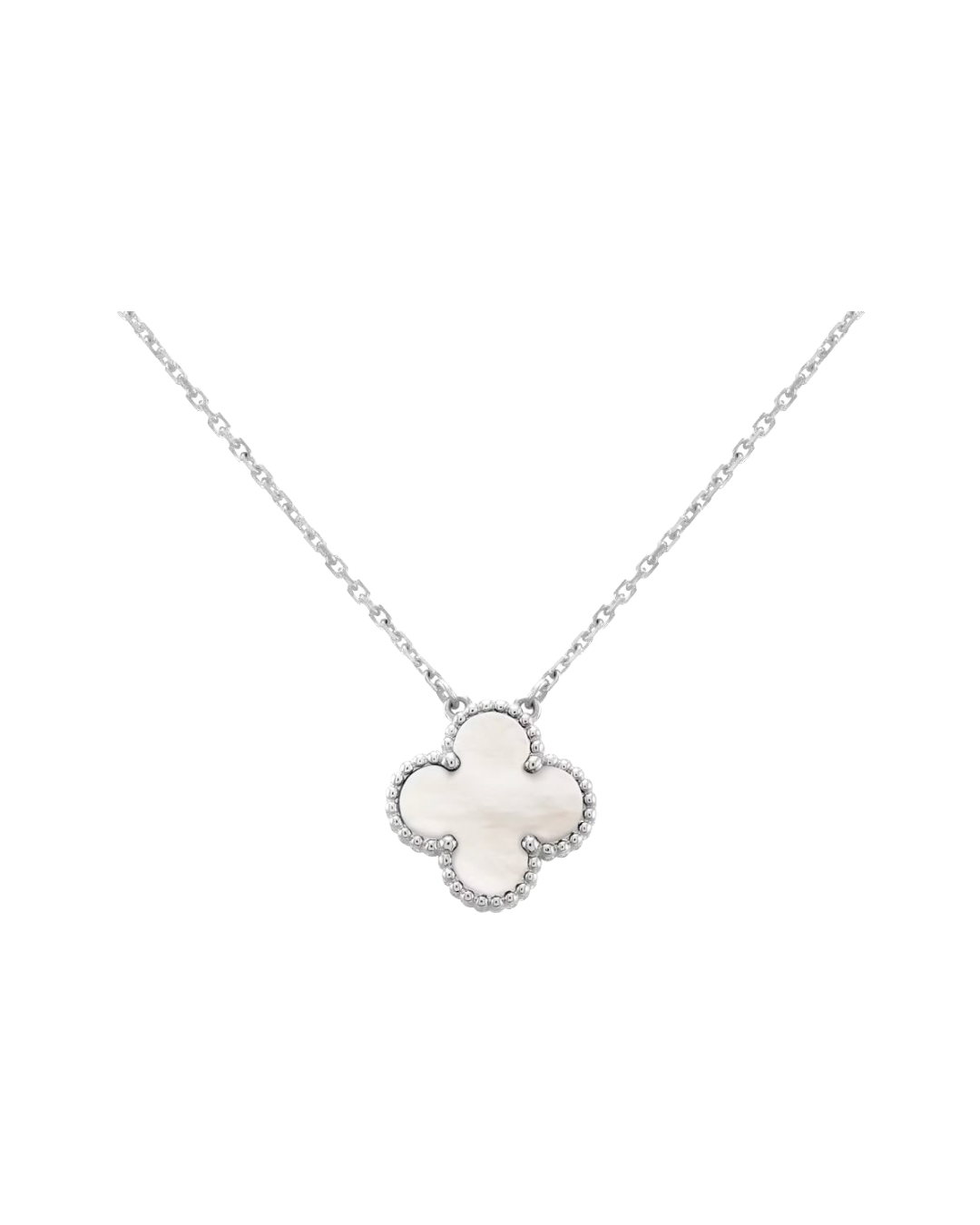 Vintage clover necklace | Mother of Pearl