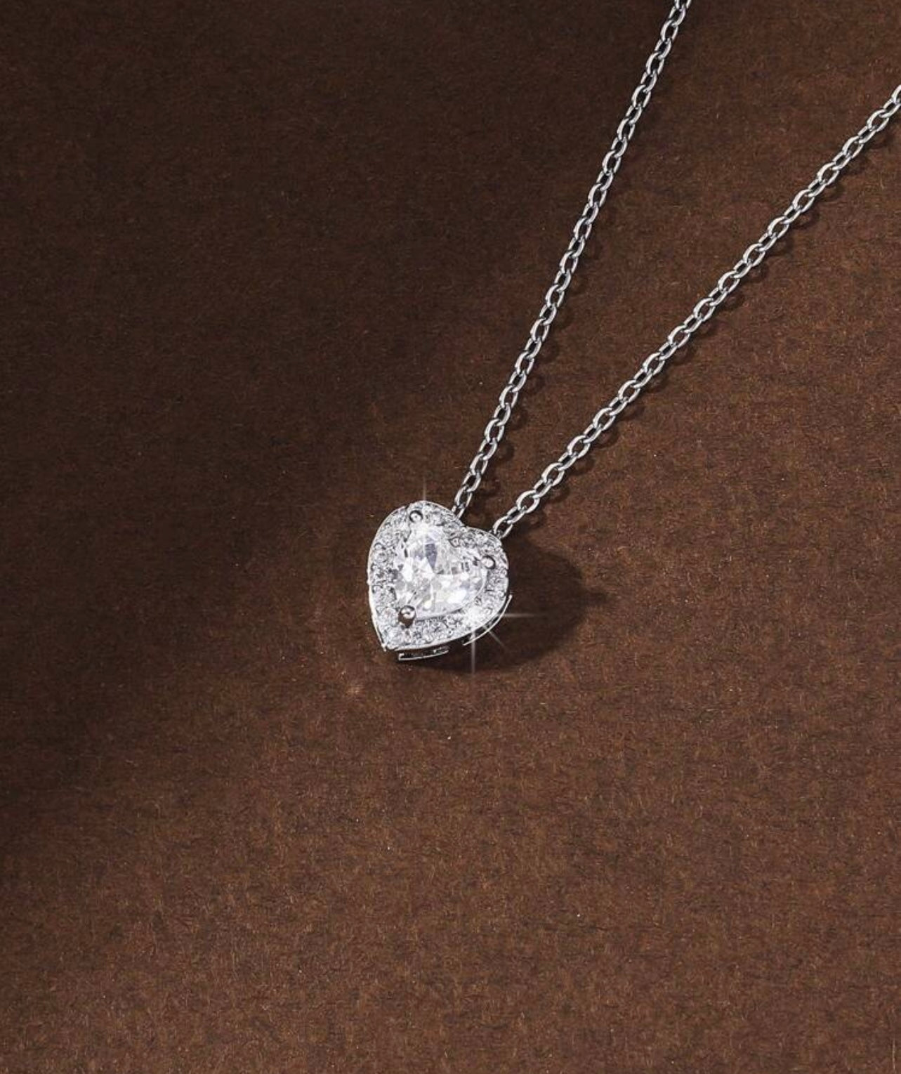 Dainty heart necklace