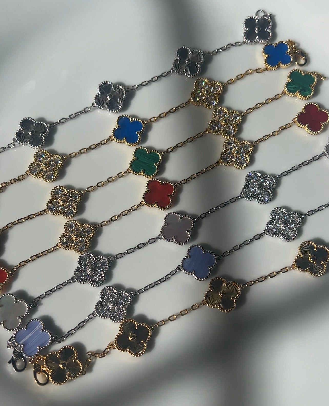 Vintage clover bracelets - immediate dispatch