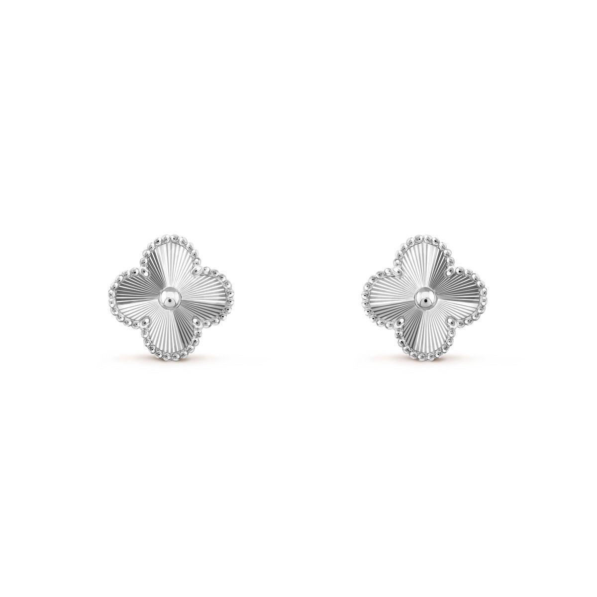 Vintage clover earrings | Silver