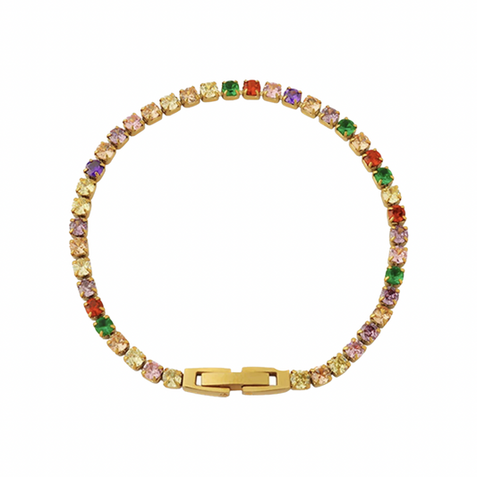 Waterproof tennis bracelet | Multi