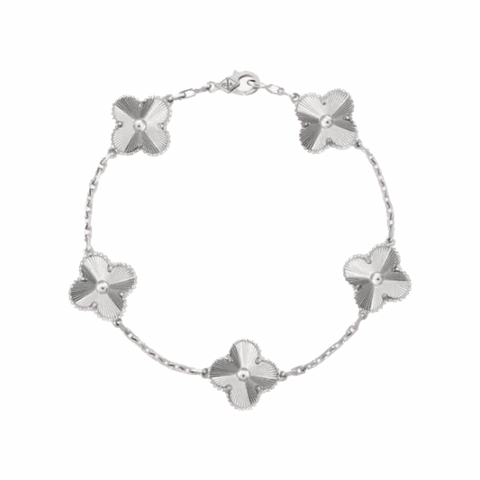 Vintage clover bracelet | Silver